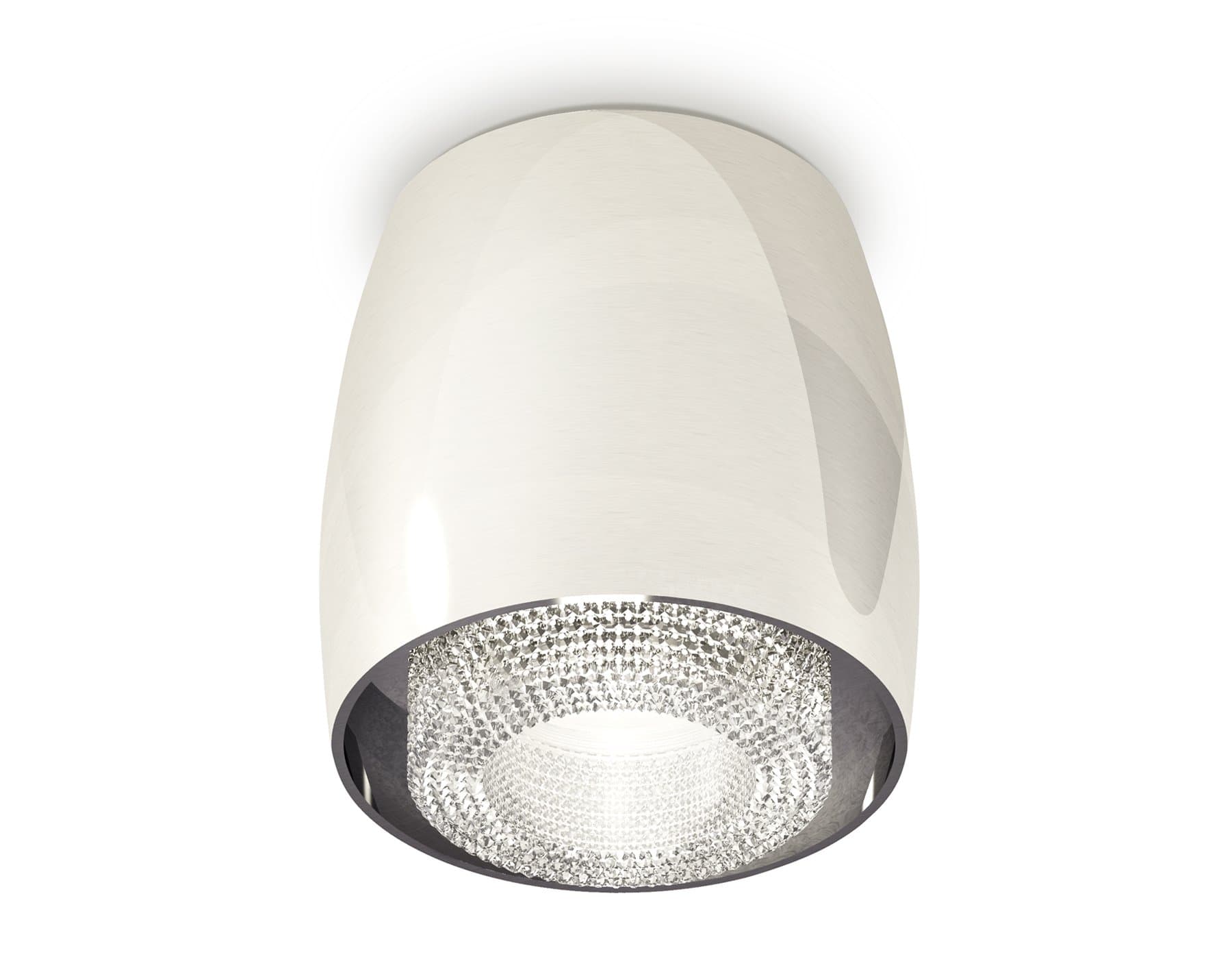 Ambrella Комплект накладного светильника с композитным хрусталем XS1143010 PSL/CL серебро полированное/прозрачный MR16 GU5.3 (C1143, N7191) — миниатюра 1