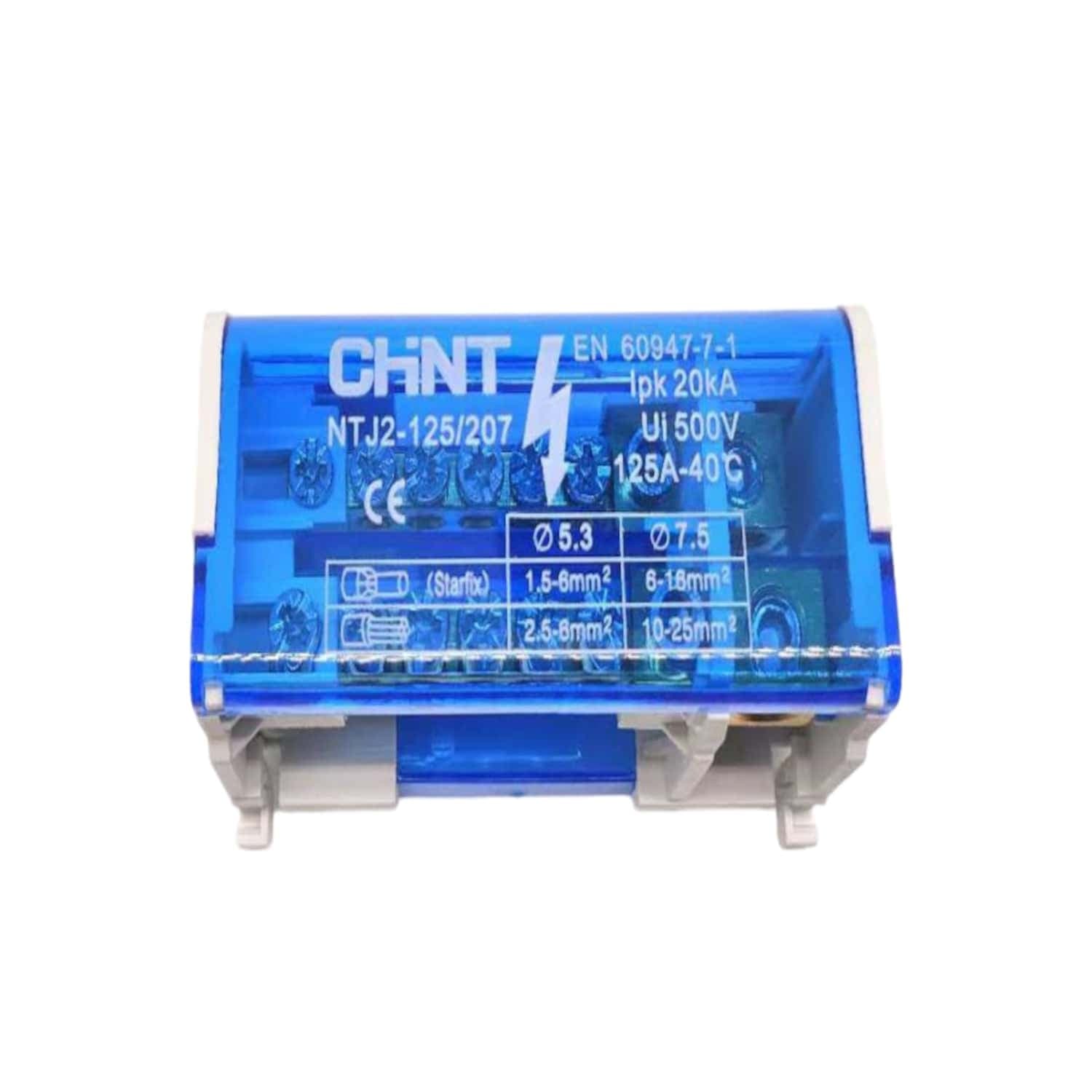 CHINT Блок распределительный (Кросс-модуль) на DIN 2x7 NTJ2-125/207