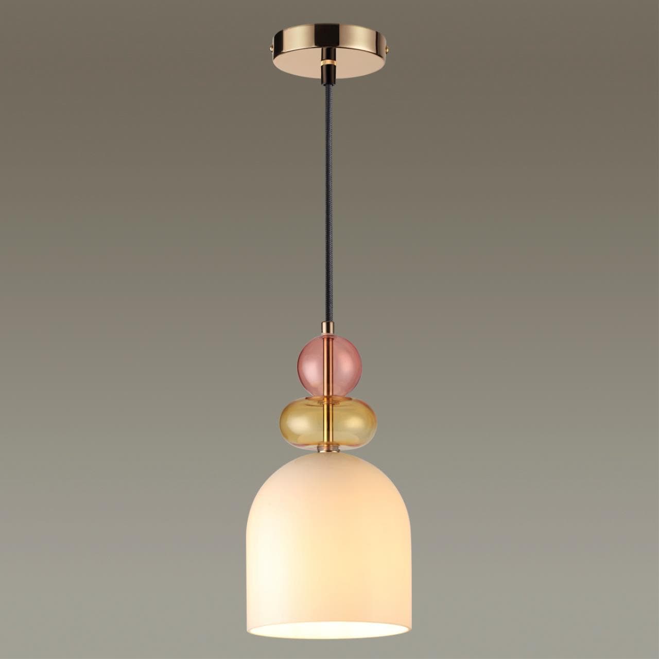 Lumion 4589/1B SUSPENTIONI LN21 золотой Подвес E27 60W 220V GILLIAN — миниатюра 3