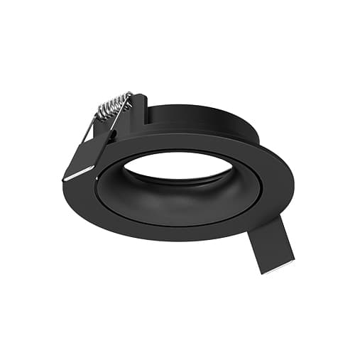 Technolight Рамка Твист 85 круглая поворотная RAL 9005 черная 41005-BK