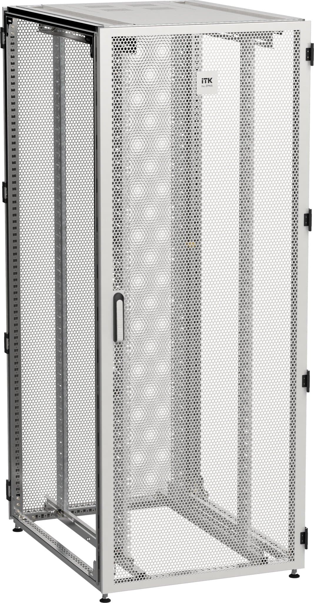 IEK ZPAS ITK Шкаф серв. 19" 47U 800х1200мм одноствор. сер. РФ ZP35-47U-0812-PP-R