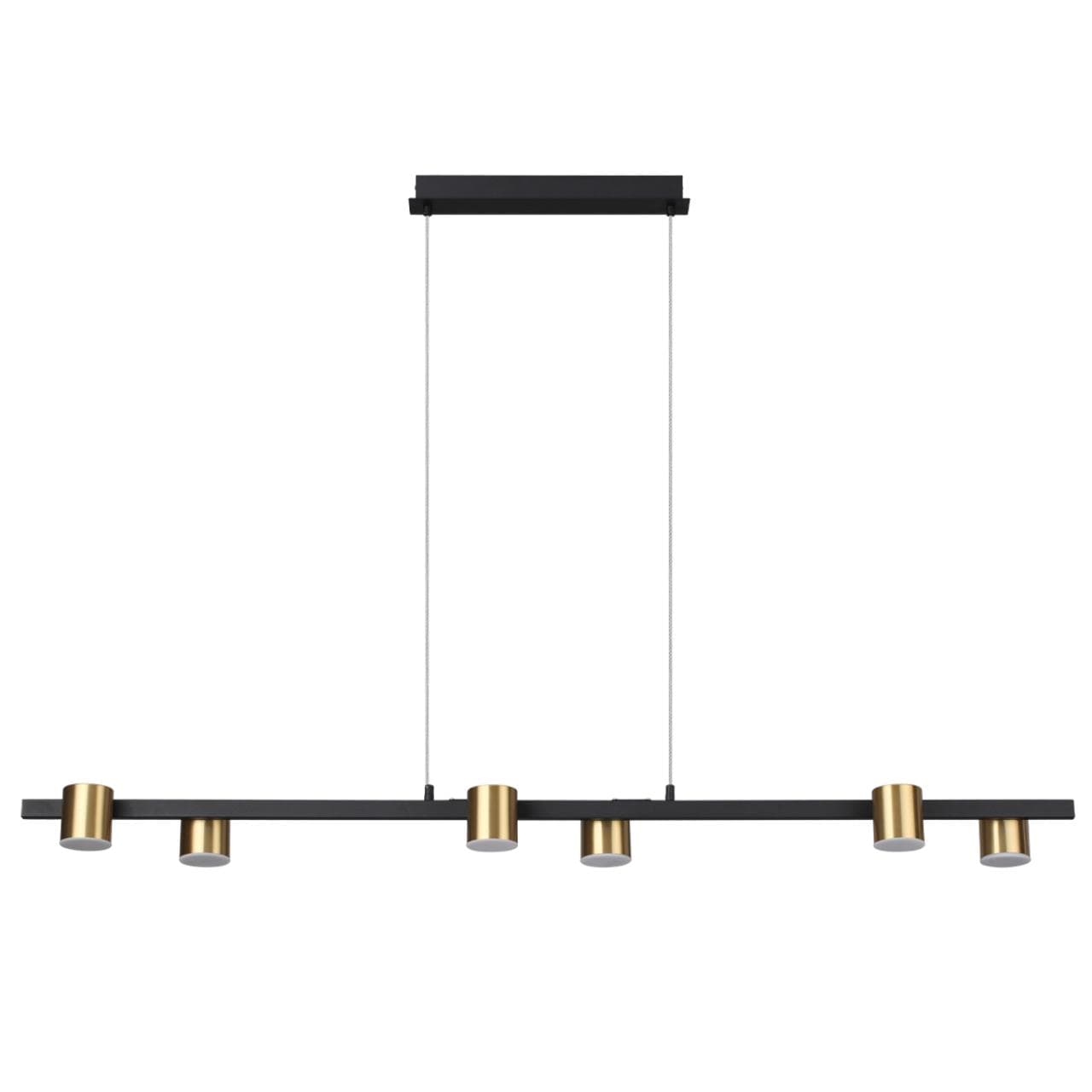 Lumion 6532/40L LEDIO LN23 029 чёрный, латунь Светильник подвесной LED 40W 3000-6000K 1357Лм 220V FLINT