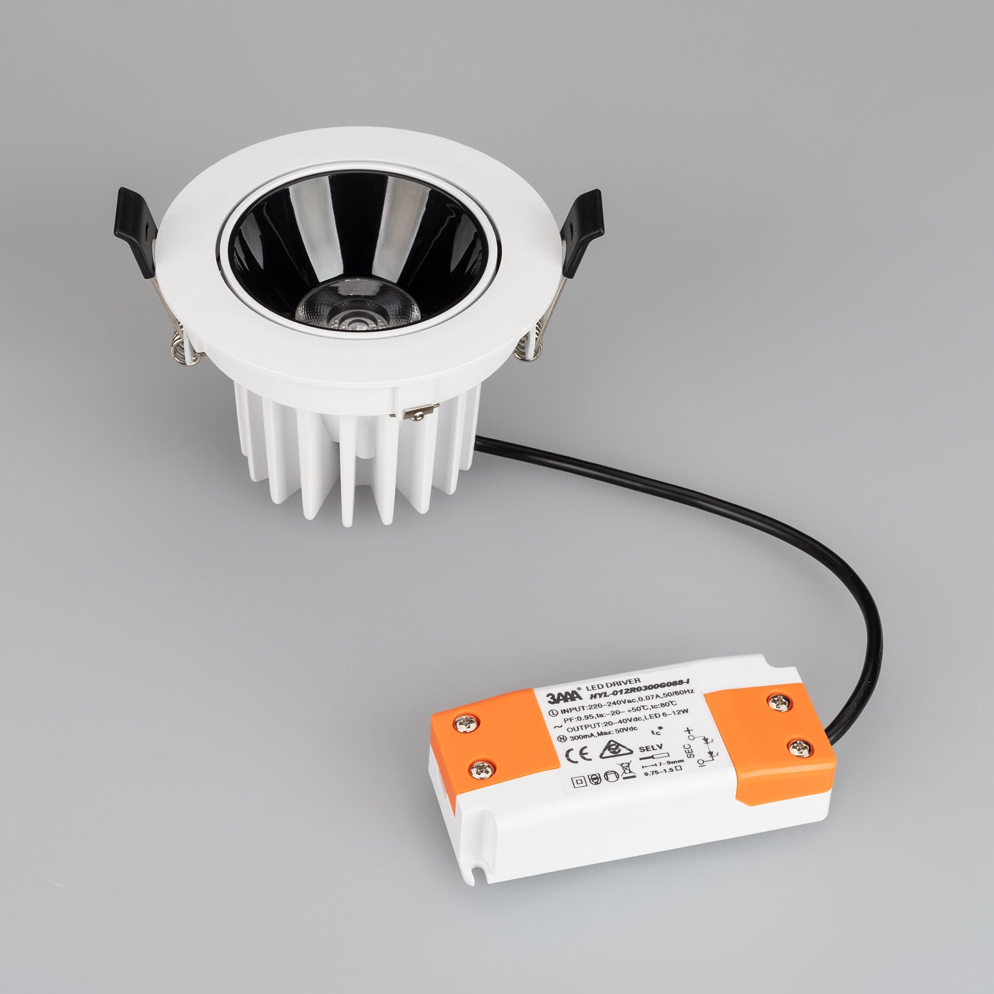 Arlight Светильник MS-FORECAST-BUILT-TURN-R102-12W Day4000 (WH-BK, 32 deg, 230V) (IP20 Металл, 5 лет) 033659 — миниатюра 9