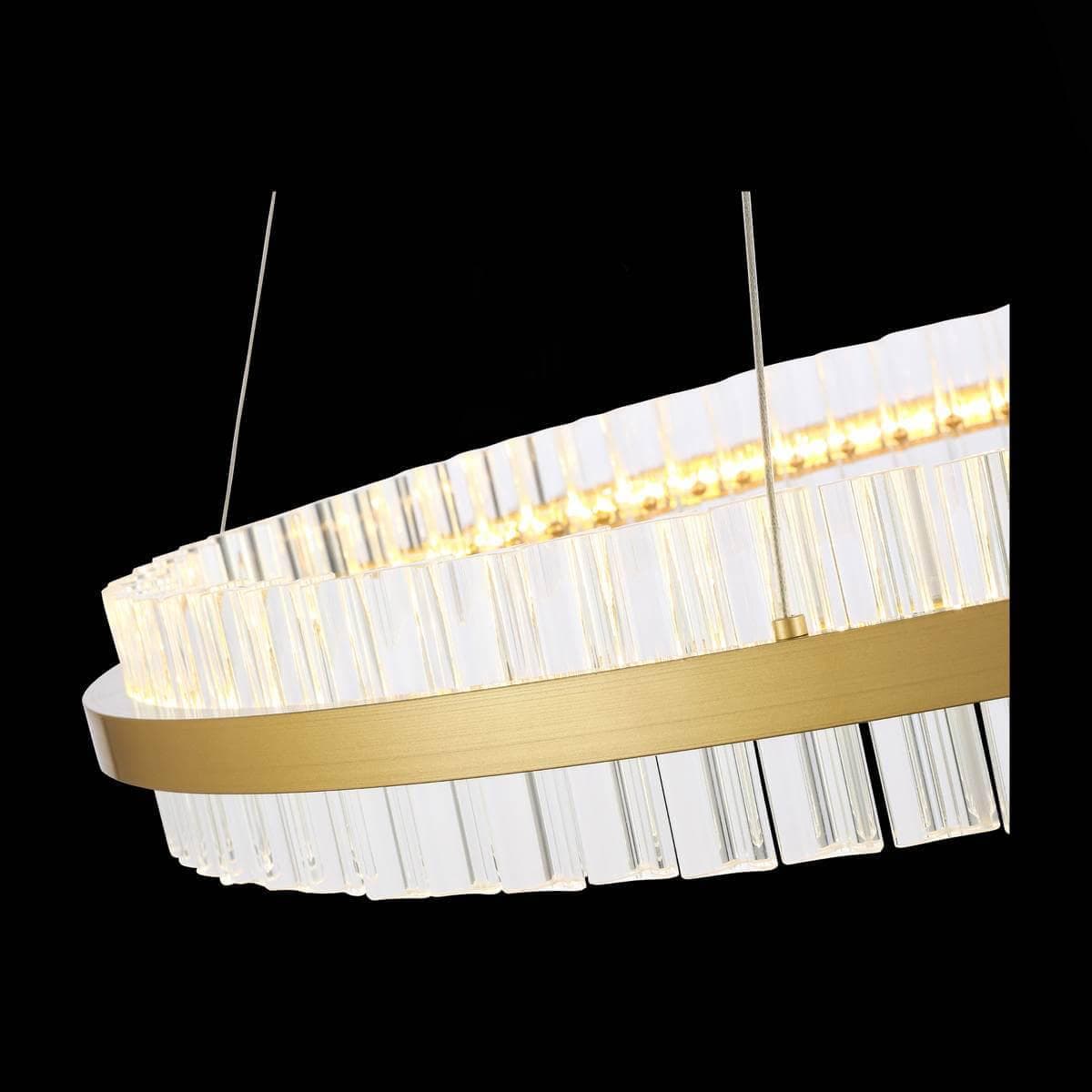 ST Luce SL383.223.01 Светильник подвесной Матовое золото/Прозрачный LED 1*60W — миниатюра 2