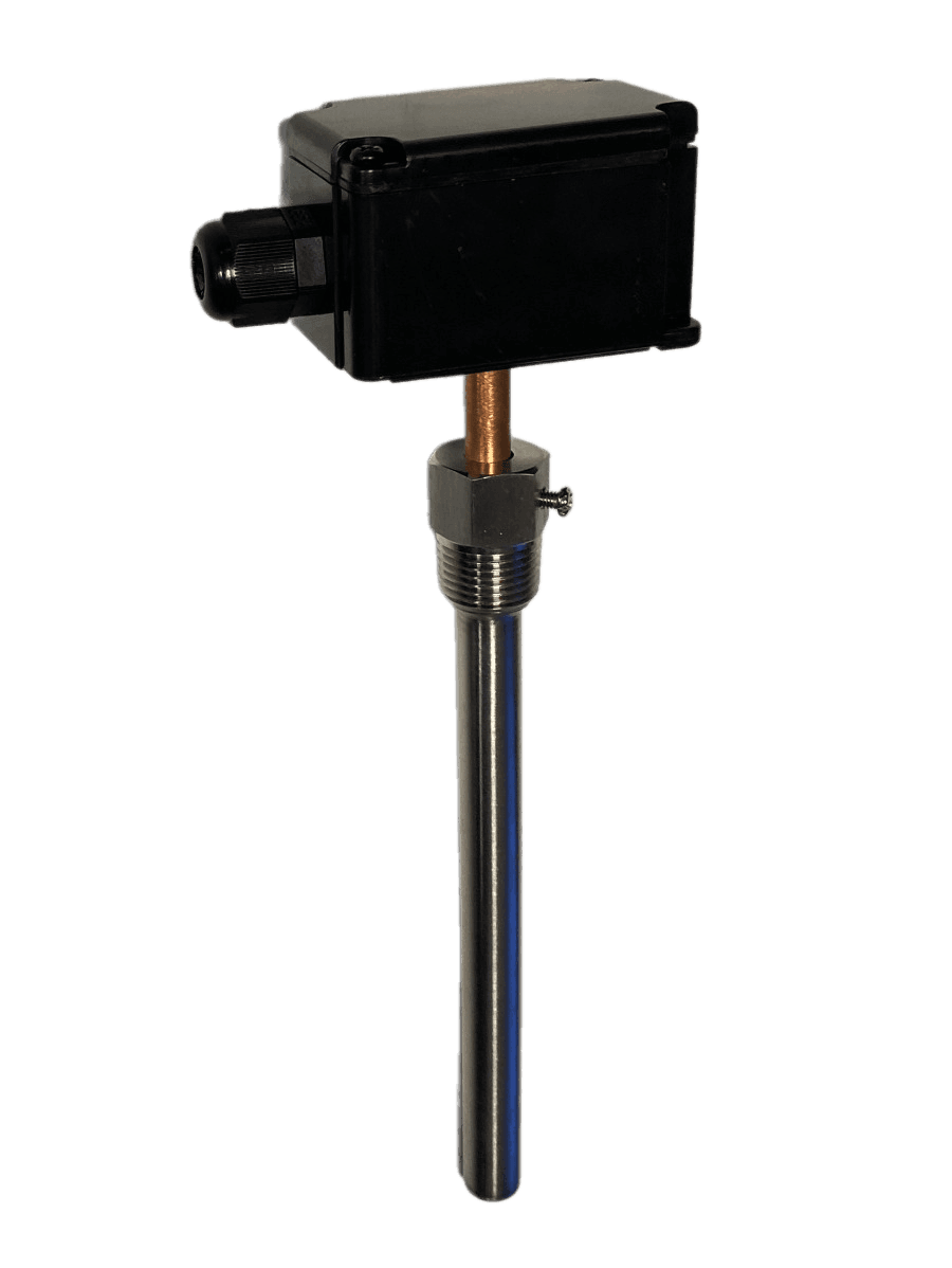 Systeme Electric Датчик температуры погружной, -50…+150°С 0…10В 200мм =15…35В с гильзой 150мм