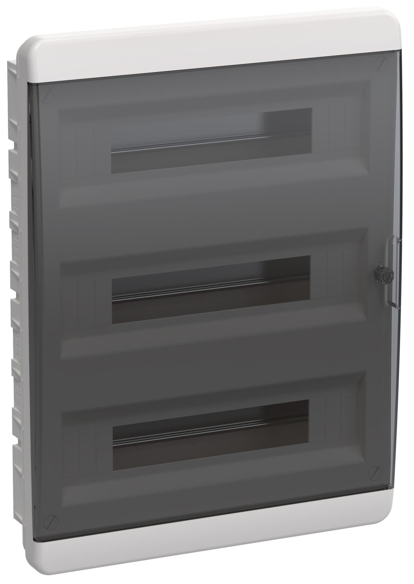 IEK TEKFOR Корпус пласт. ЩРВ-П-54 IP41 черн. прозр. дверь