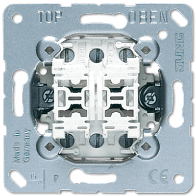 JUNG Кнопка сдвоенная без фиксации 10Аx250V 539U