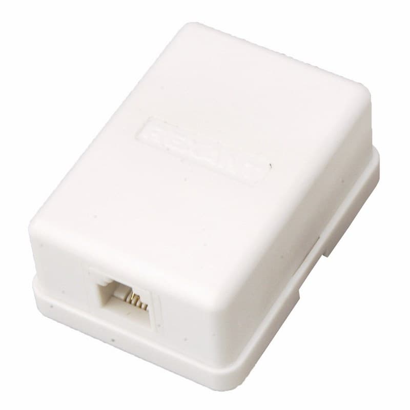 PROconnect Телефонная розетка 1 гн. RJ-11(6P-2C), внешняя (50 шт/уп) 03-0001-4