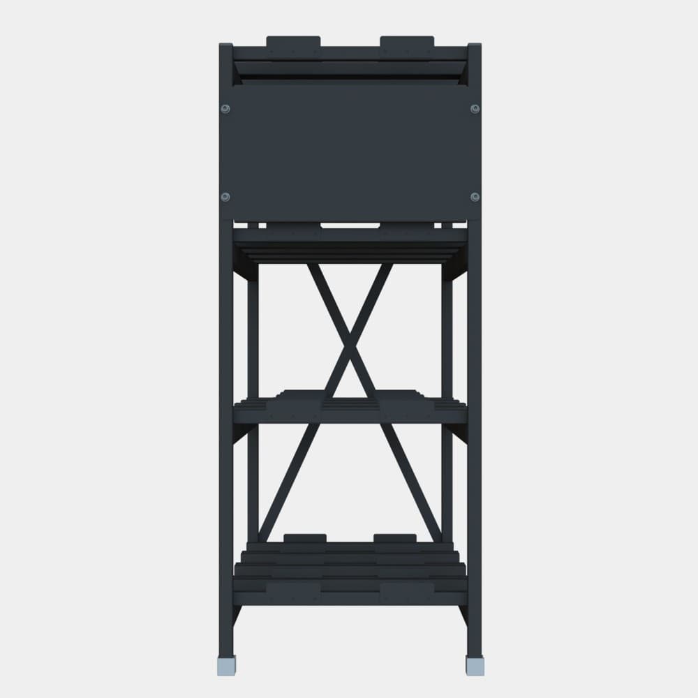 Systeme Electric Стеллаж 4 полочный 4 ряда 478х769х1160