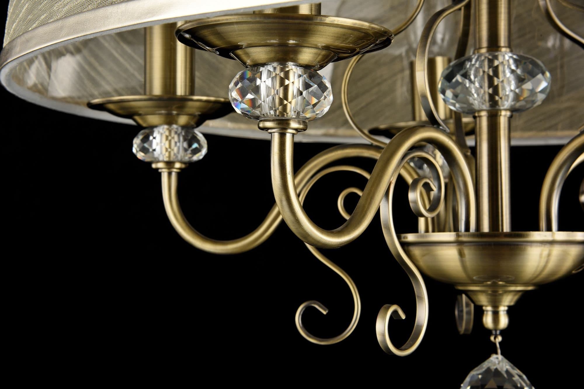 Freya Classic Driana Бронза Антик Люстра E14 40W FR2405-PL-05C-BZ — миниатюра 4
