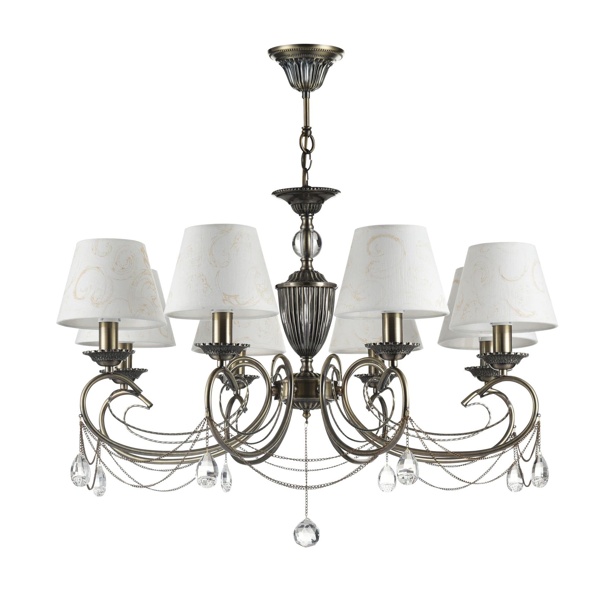Freya Classic Brossard Бронза Люстра E14 40W FR2904-PL-08-BZ — миниатюра 2