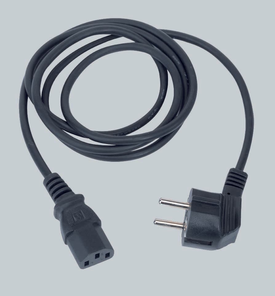 Simon Connect Графит Кабель электрический с вилкой 2к+з 2м KTL8-14