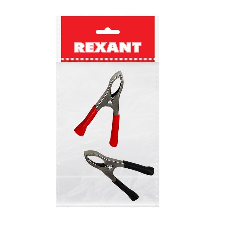 Зажим "крокодил" 30А 75мм Rexant 16-0015 — миниатюра 1
