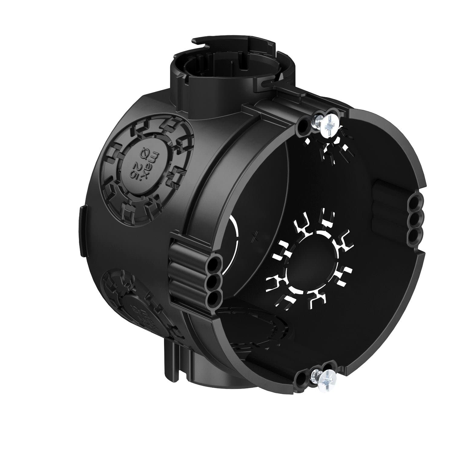 OBO Bettermann Монтажная коробка для скрытой установки в сплошную стену, Ø60mm, H46mm, с винтами в комплекте 2003701