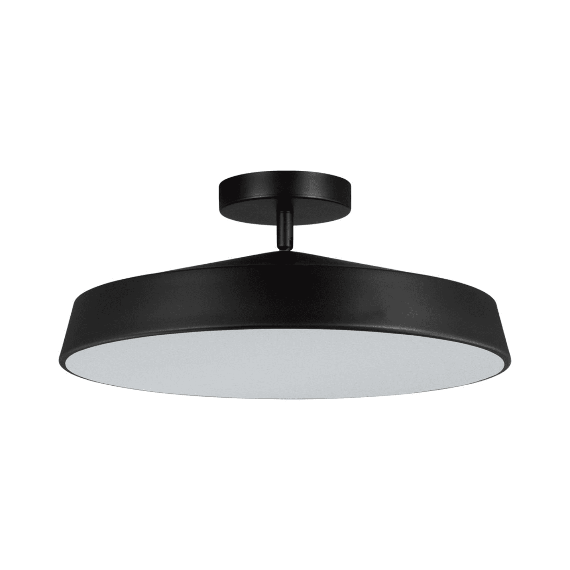 Sonex 7656/48L MITRA LED SN Светильник пластик/белый/черный LED 48Вт 4000K D400 IP20 MIRA BLACK
