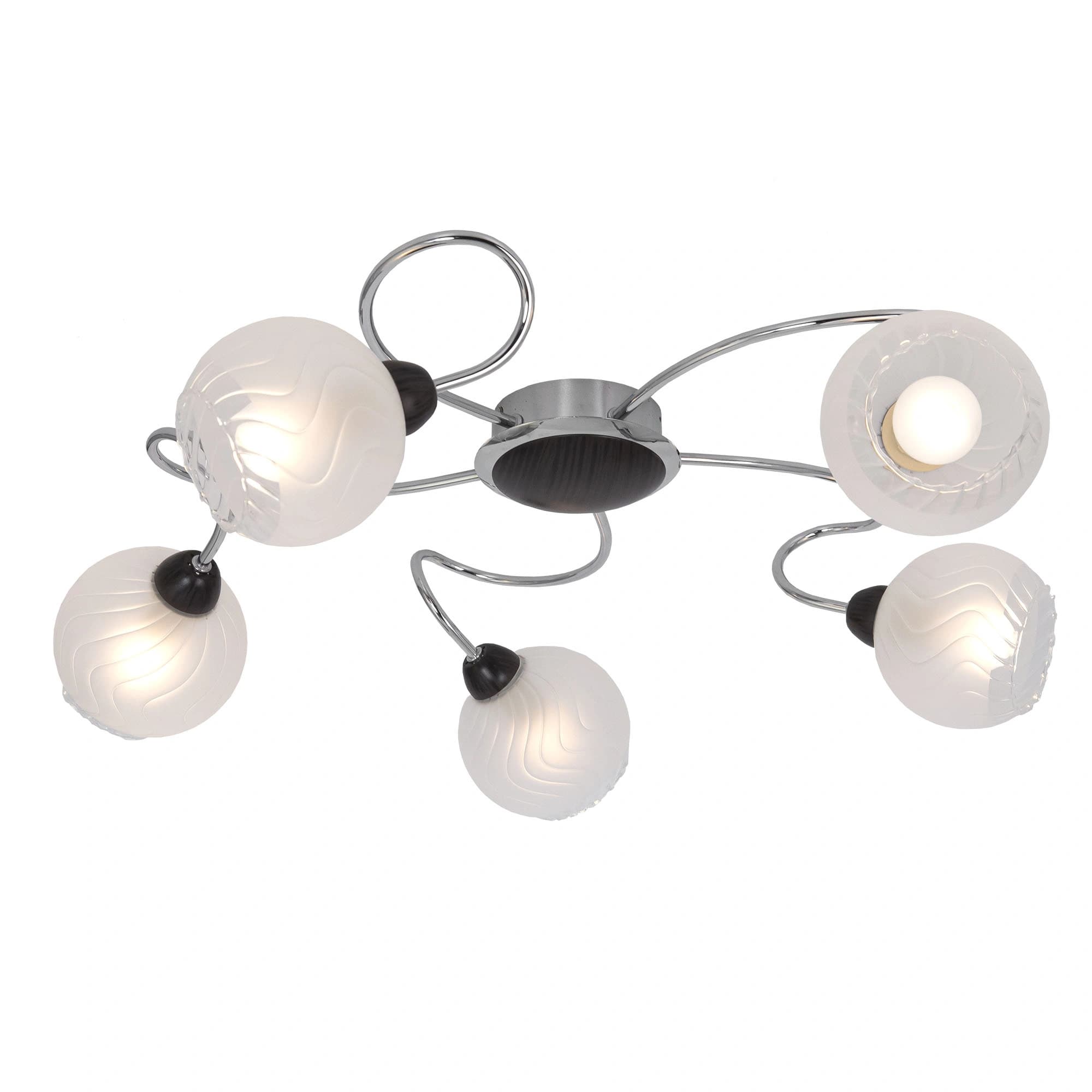 Citilux CL130151 Одиссей Хром+Венге, Светильник Люстра — миниатюра 1