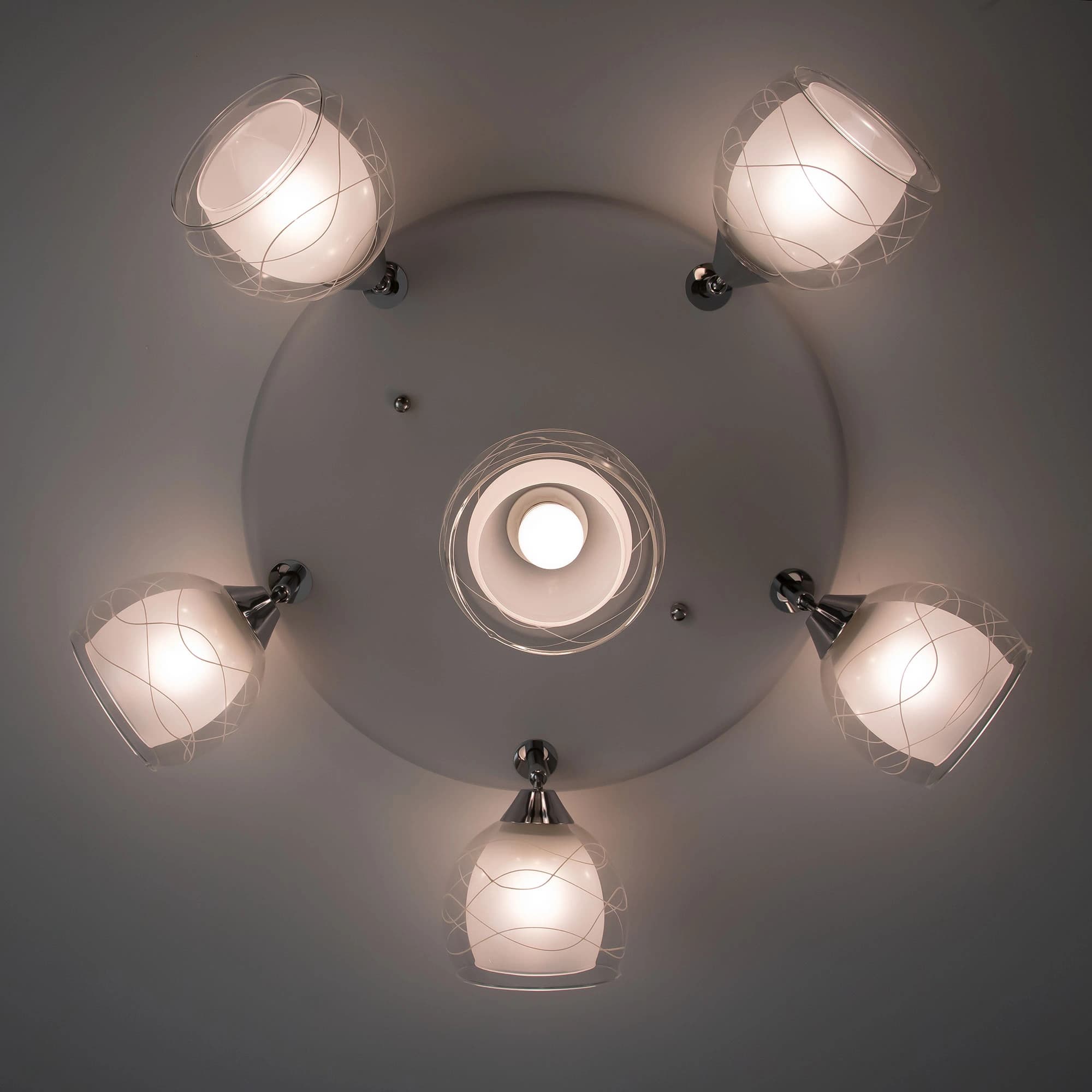 Citilux CL158161 Самба Бел+Хром Светильник Люстра — миниатюра 7
