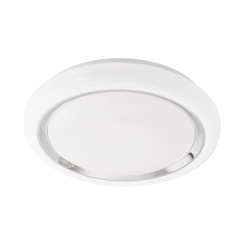 Eglo Светильник LED настенно-потолочный CAPASSO, 18W(LED), Ø340, сталь, белый/пластик, белый, хром 96023