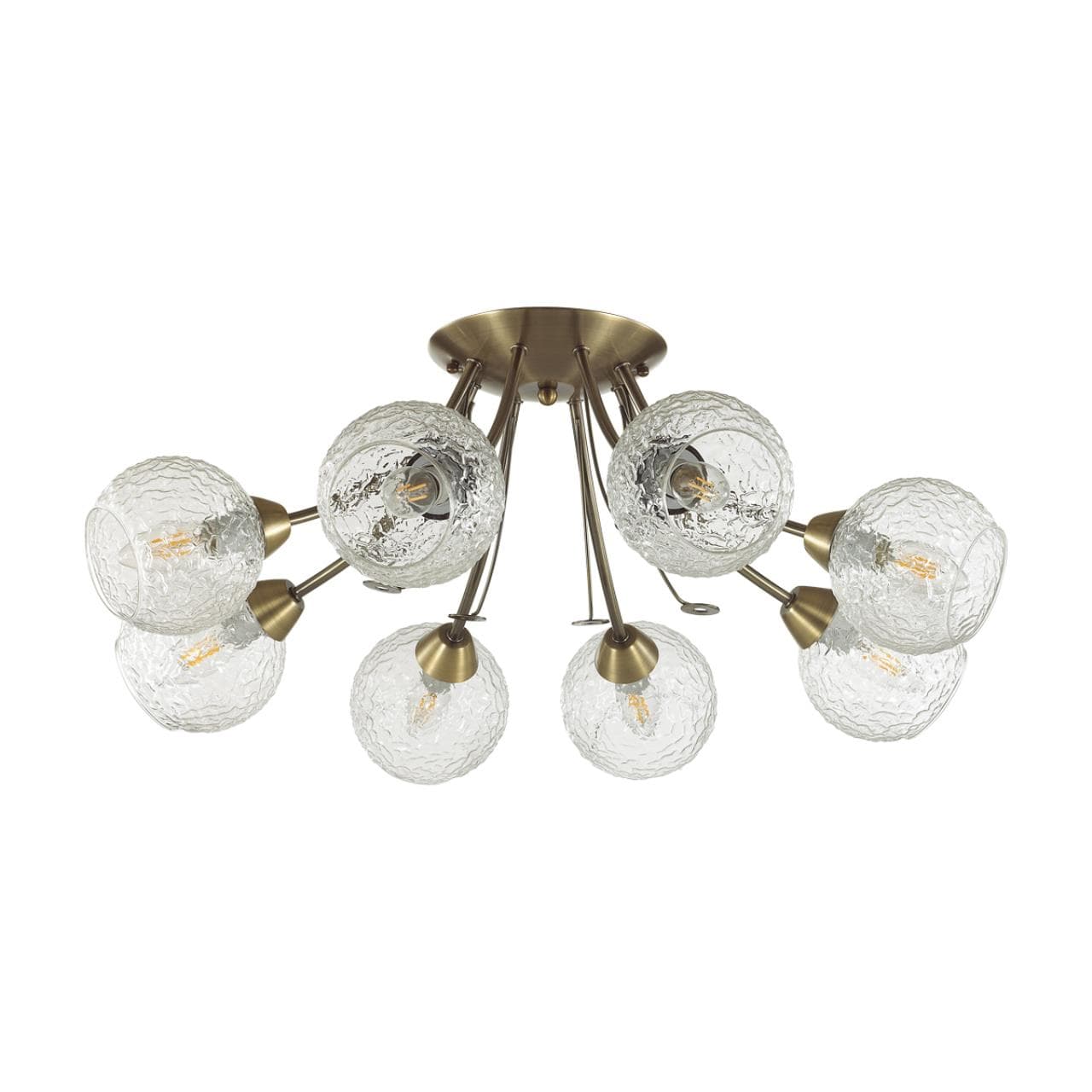 Lumion 5266/8C COMFI LN23 античная латунь Люстра потолочная E14 8*40W 220V TULA