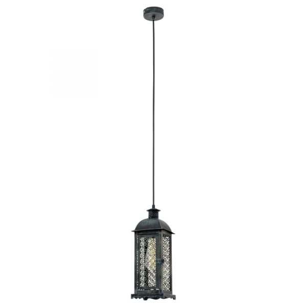 Eglo Подвес LISBURN 1, 1x60W (E27), 125х125, сталь, патина, зеленый 49215