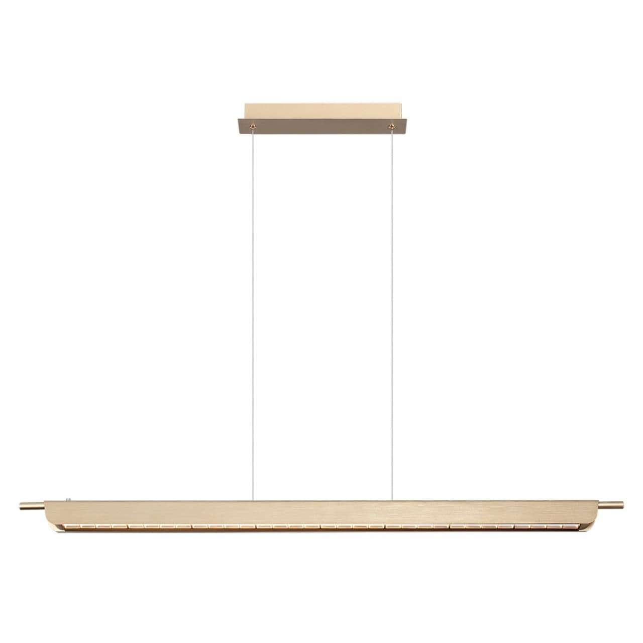 Odeon Light 7018/40LA HIGHTECH ODL25 Подвесной светильник c сенсорн. вкл. цв. тем-ры 2700-4000-5500K металл/акрил под латунь брашинг IP20 40W CRI 90 2