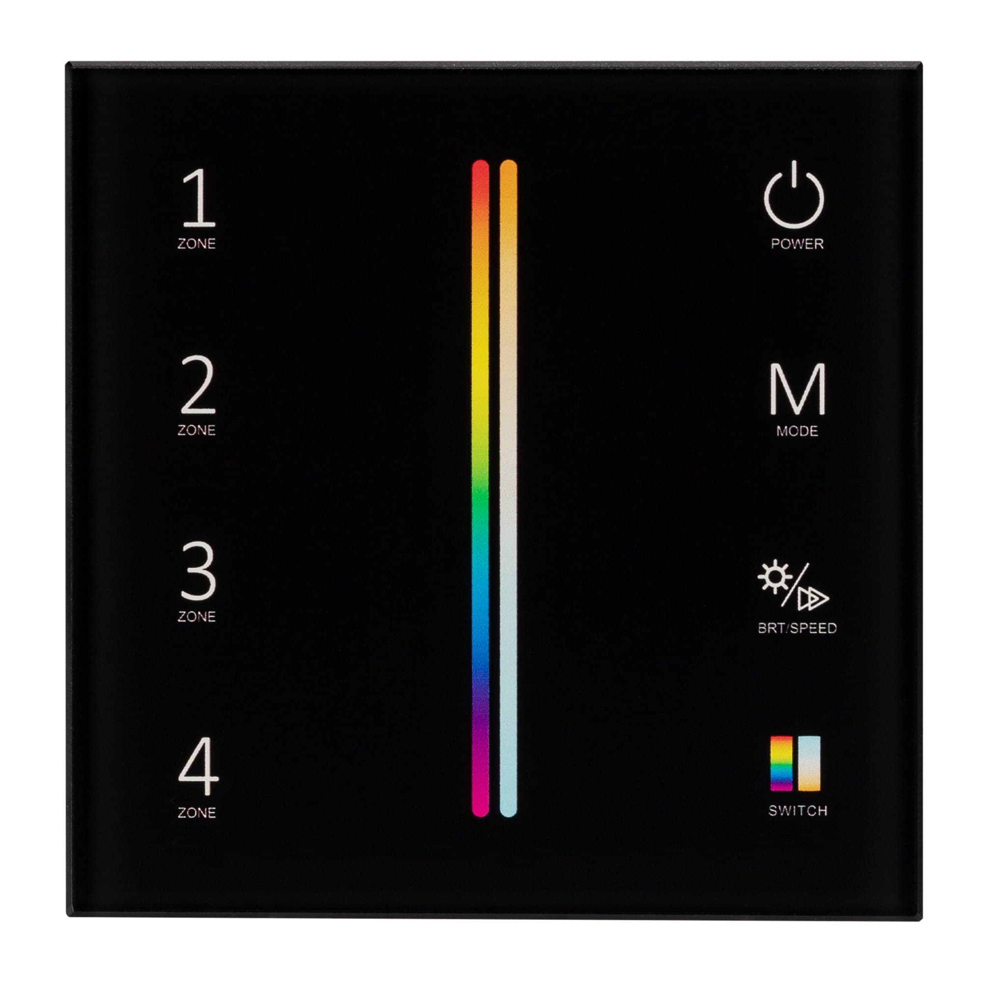 Arlight Панель Sens SMART-P55-MULTI Black (3V, 4 зоны, 2.4G) (IP20 Пластик, 5 лет) 028310 — миниатюра 3