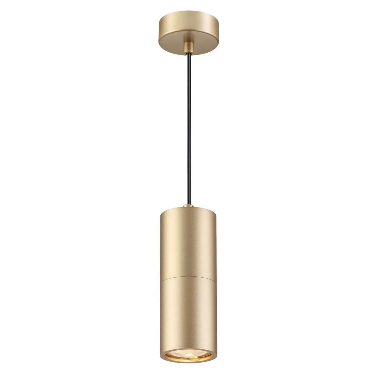 Odeon Light 3828/1 ODL20 204 золотистый/металл Подвесной светильник GU10 50W DUETTA — миниатюра 1