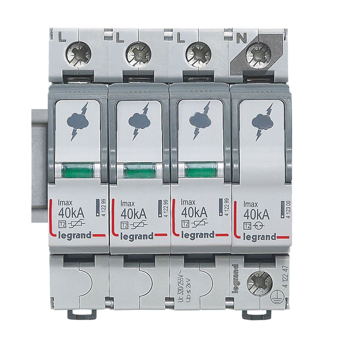 Legrand УЗИП T2 40KA 3P+N 412247