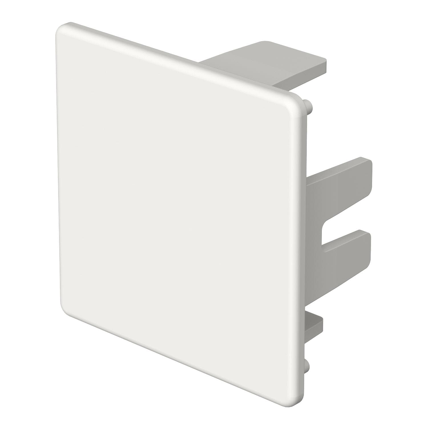 OBO Bettermann Заглушка торцевая кабель-канала WDK 40x40 мм, ПВХ, белый 6193218 — миниатюра 1