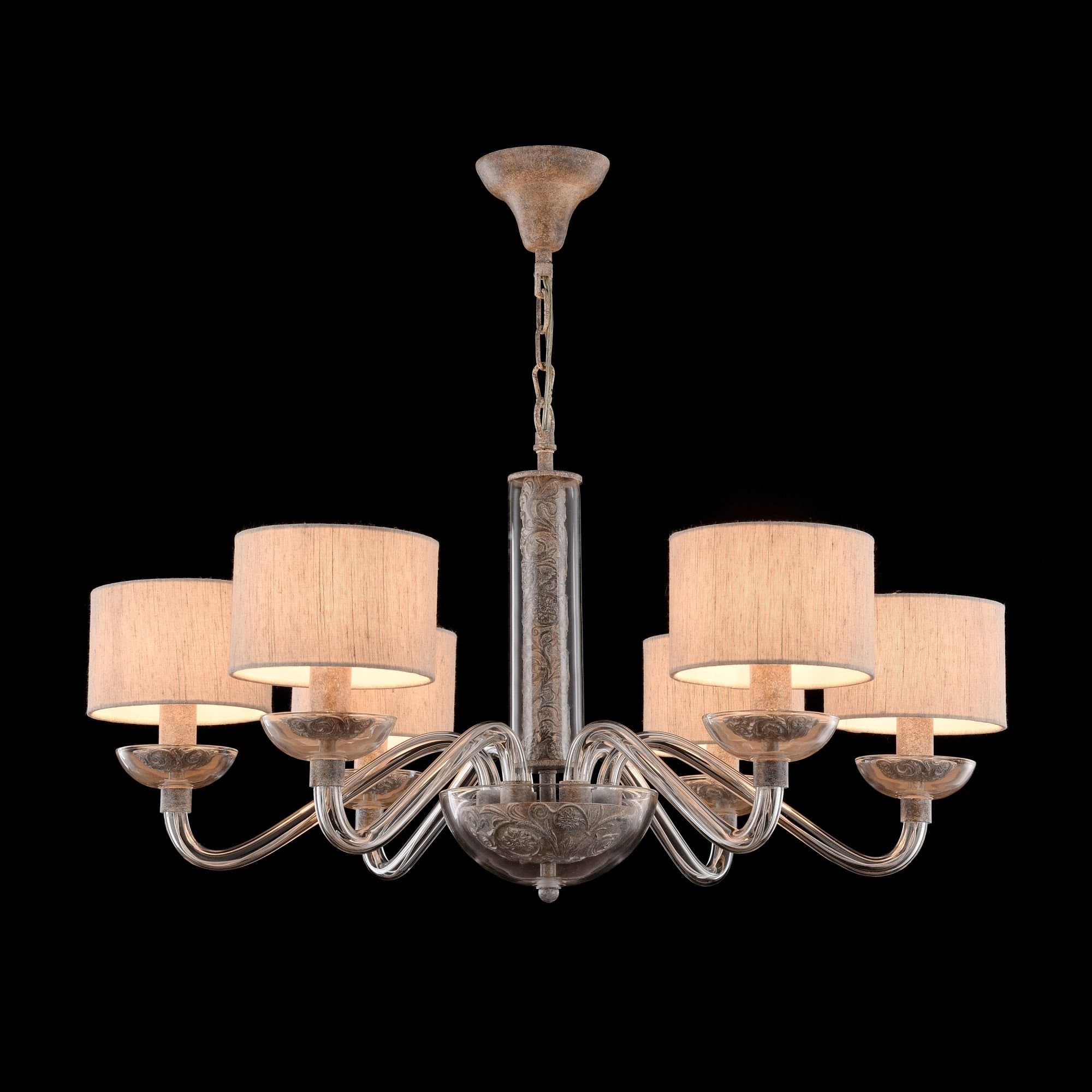 Maytoni Elegant Maryland Серый Люстра 6xE14 40W ARM526PL-06GR — миниатюра 2