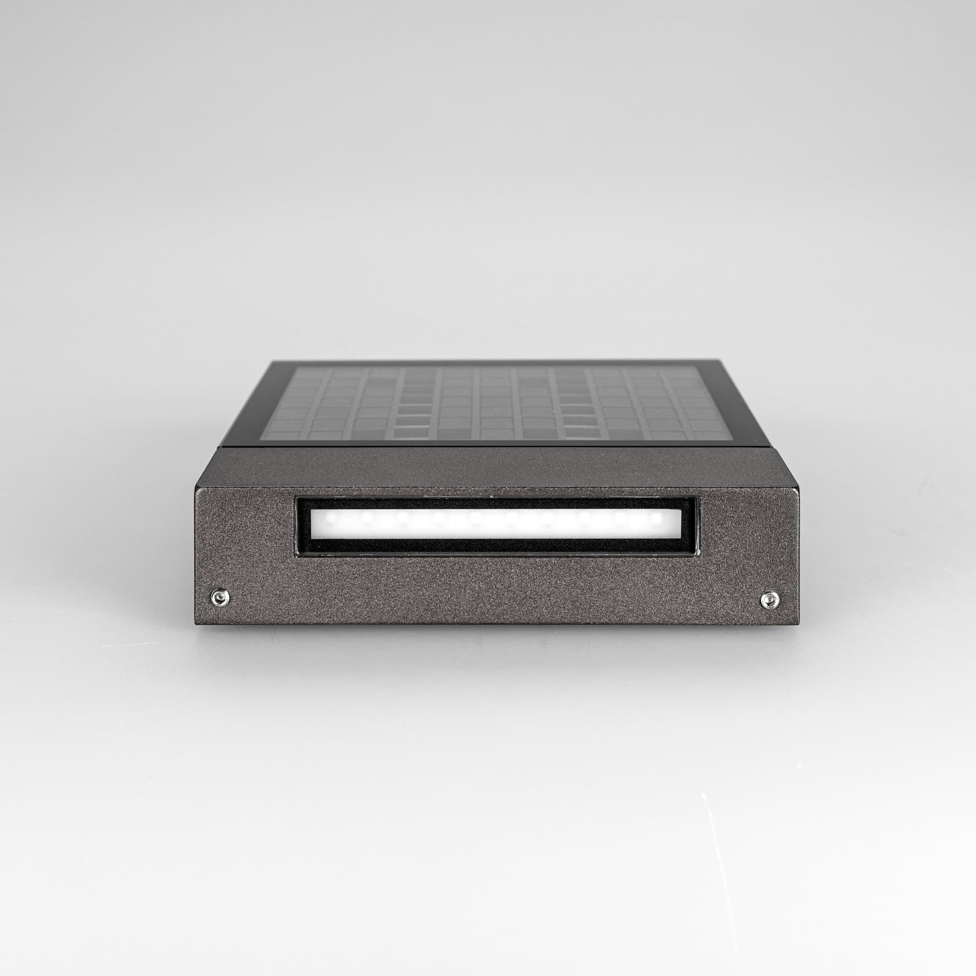 Arlight Светильник LGD-SIGN-WALL-S150x200-3W Warm3000 (GR, 148 deg, 230V) (IP54 Металл, 3 года) 031060 — миниатюра 4