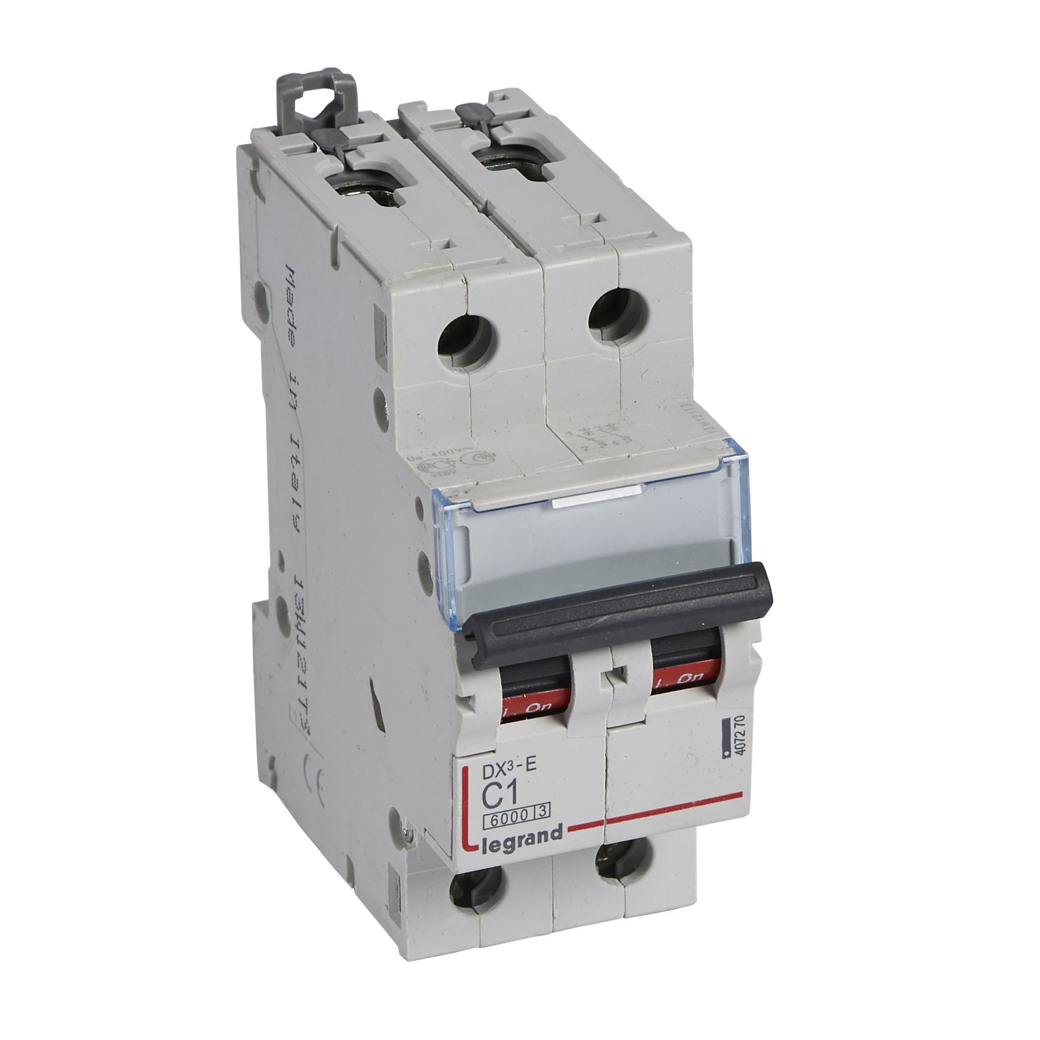 Legrand DX3-E Автоматический выключатель 2P 1А (С) 6000/6kA 407270 — миниатюра 1