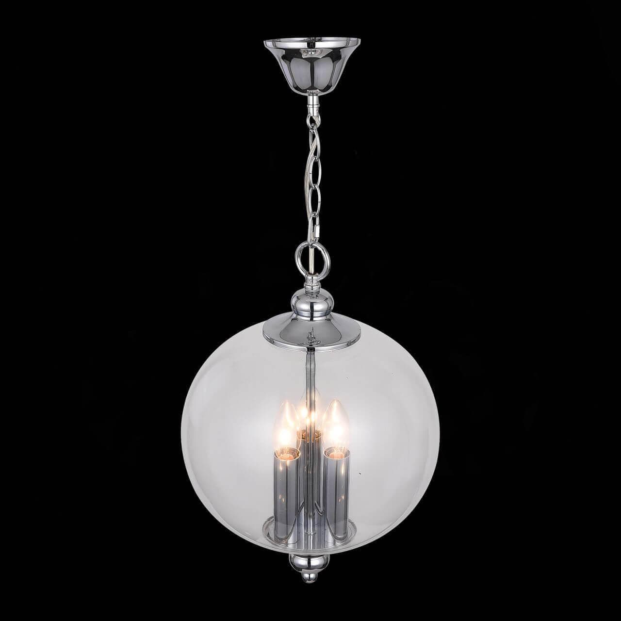 ST LUCE SL362.103.03 Светильник подвесной  Хром/Прозрачный E14 3*60W — миниатюра 3