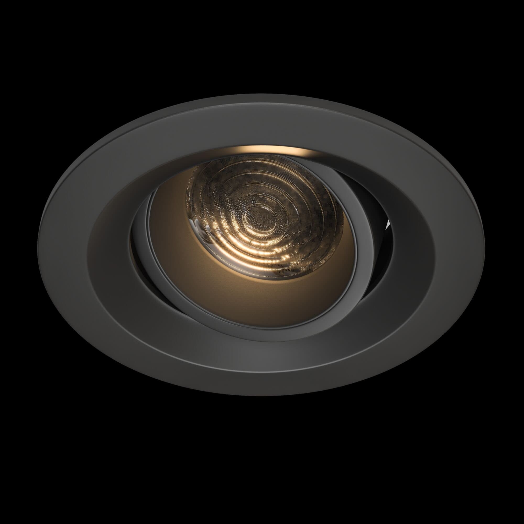Maytoni Downlight Elem Черный Встраиваемый светильник DL052-L7B3K — миниатюра 4