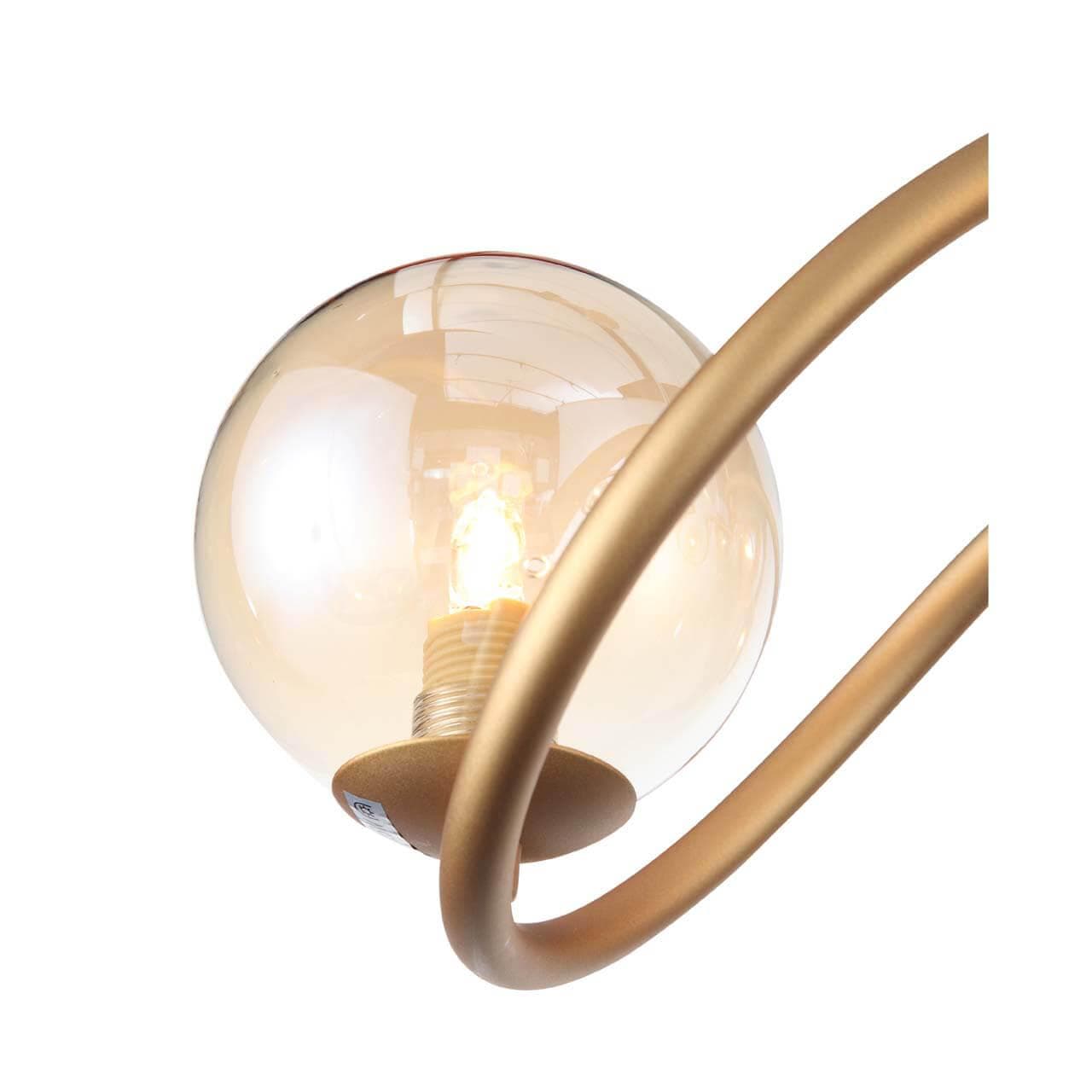 ST Luce SL1502.203.08 Светильник подвесной Золото/Янтарный G9 8*3W — миниатюра 3