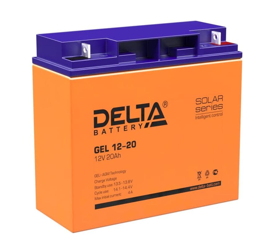DELTA battery GEL 12-20 Аккумуляторная батарея