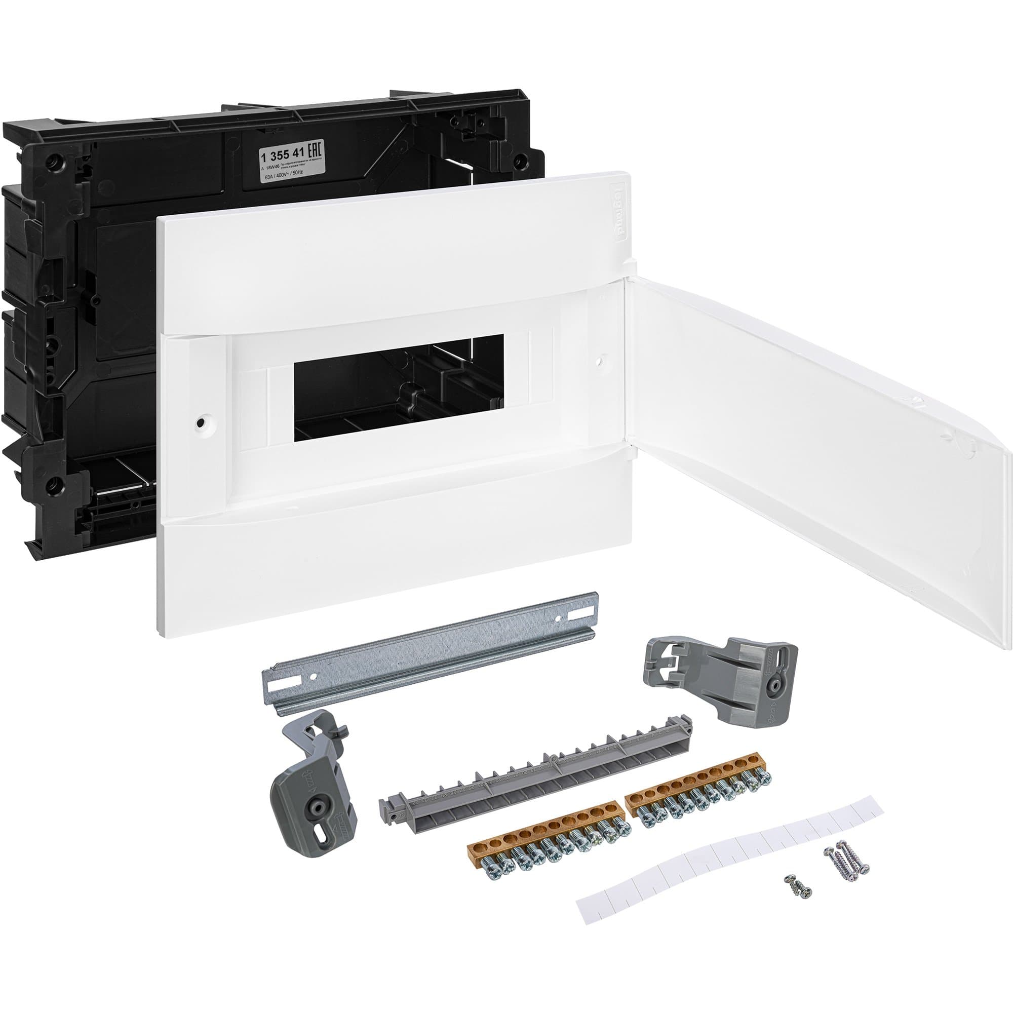 Legrand Practibox S Пластиковый щиток Встраиваемый 1X12 Белая дверь 135541 — миниатюра 8