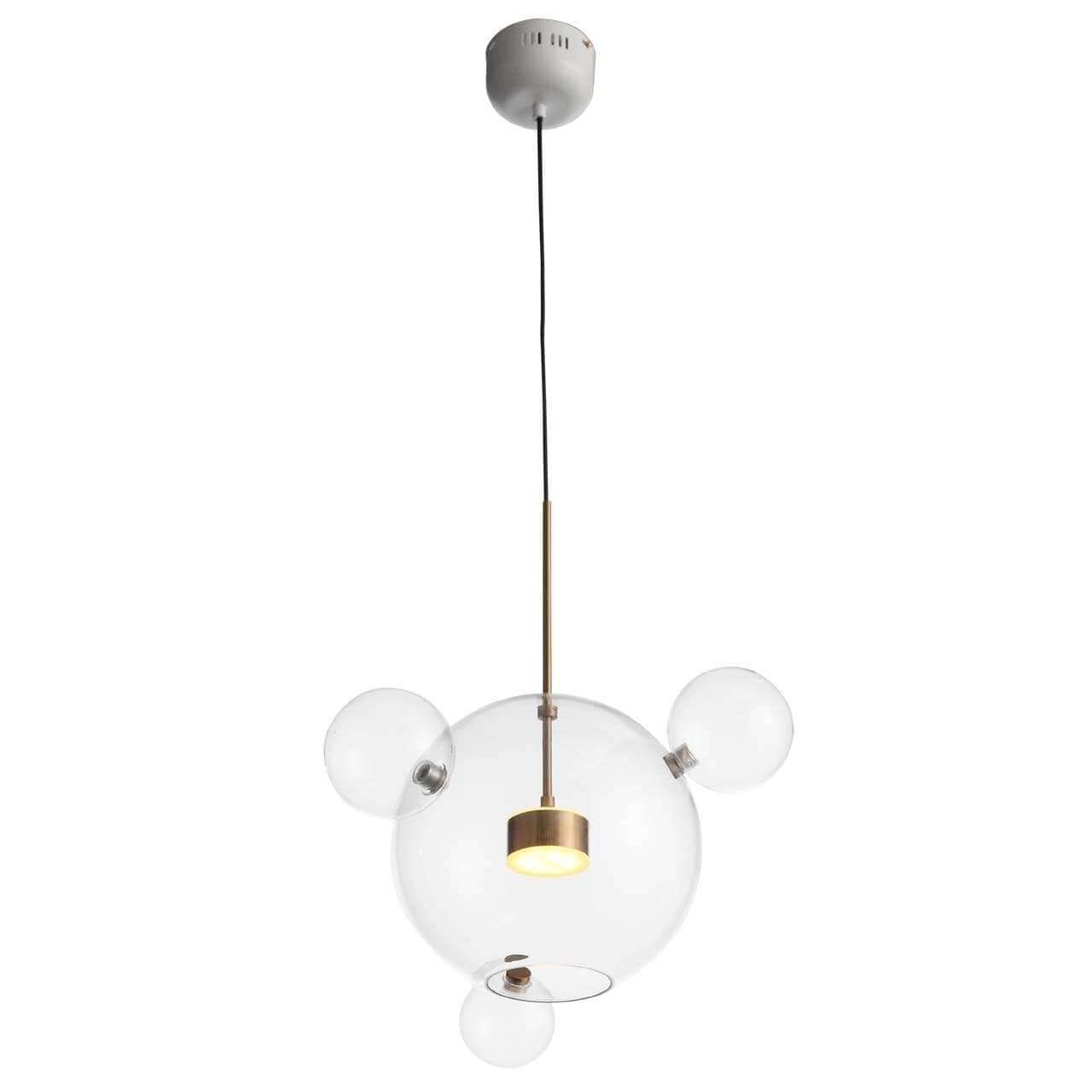 ST Luce SL1133.203.01 Светильник подвесной Белый, Золото/Прозрачный LED 1*14W — миниатюра 1