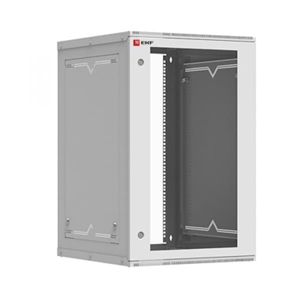 EKF PROxima Astra Шкаф телекоммуникационный настенный разборный 18U (600х650) дверь стекло ITB18G650D