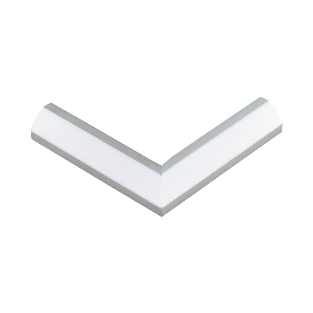 Eglo 98957 Профиль угловой 90° CORNER PROFIL 2 к арт. 98954, L110, алюминий/пластик, белый