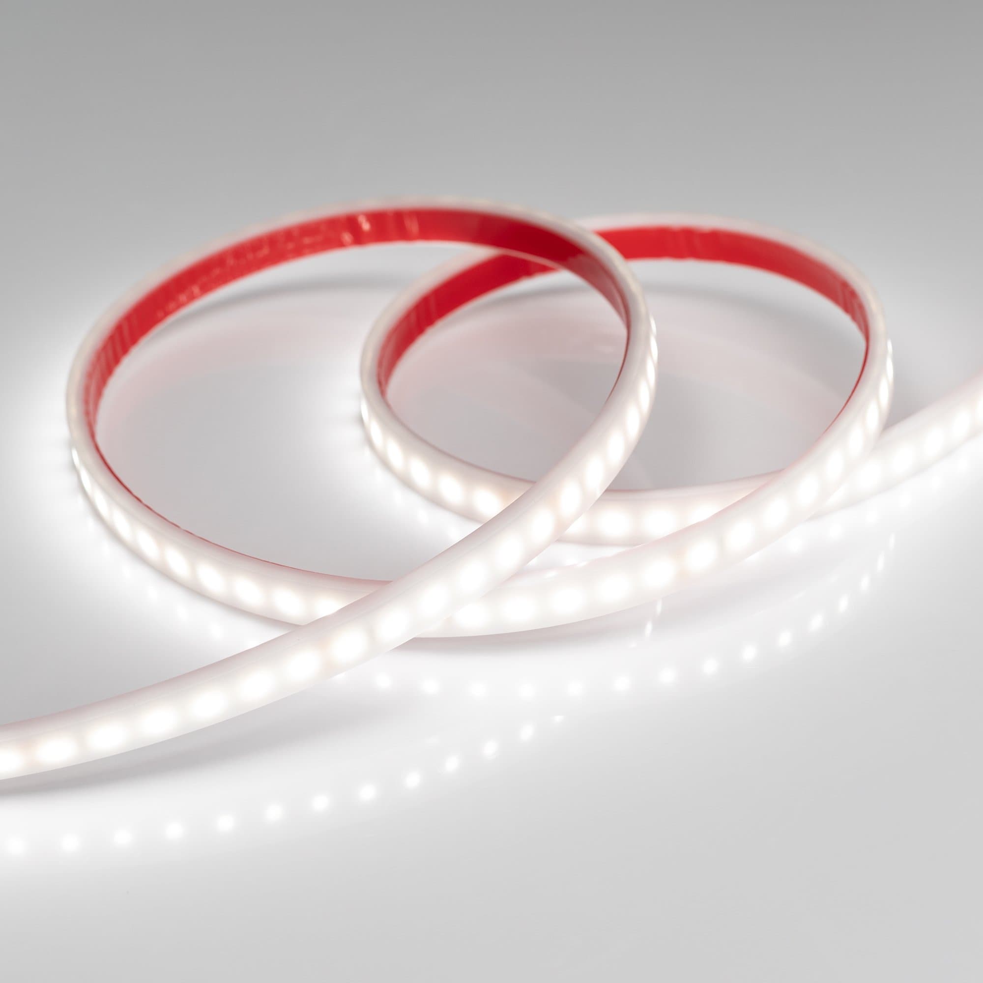 Arlight Светодиодная лента RTW 2-5000PW 24V White6000 2x (3528, 600 LED, LUX) (9.6 Вт/м, IP66) 018995 — миниатюра 2