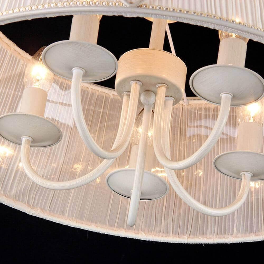 Maytoni Elegant Lea Жемчужный белый Люстра 5xE14 40W ARM369-05-G — миниатюра 9