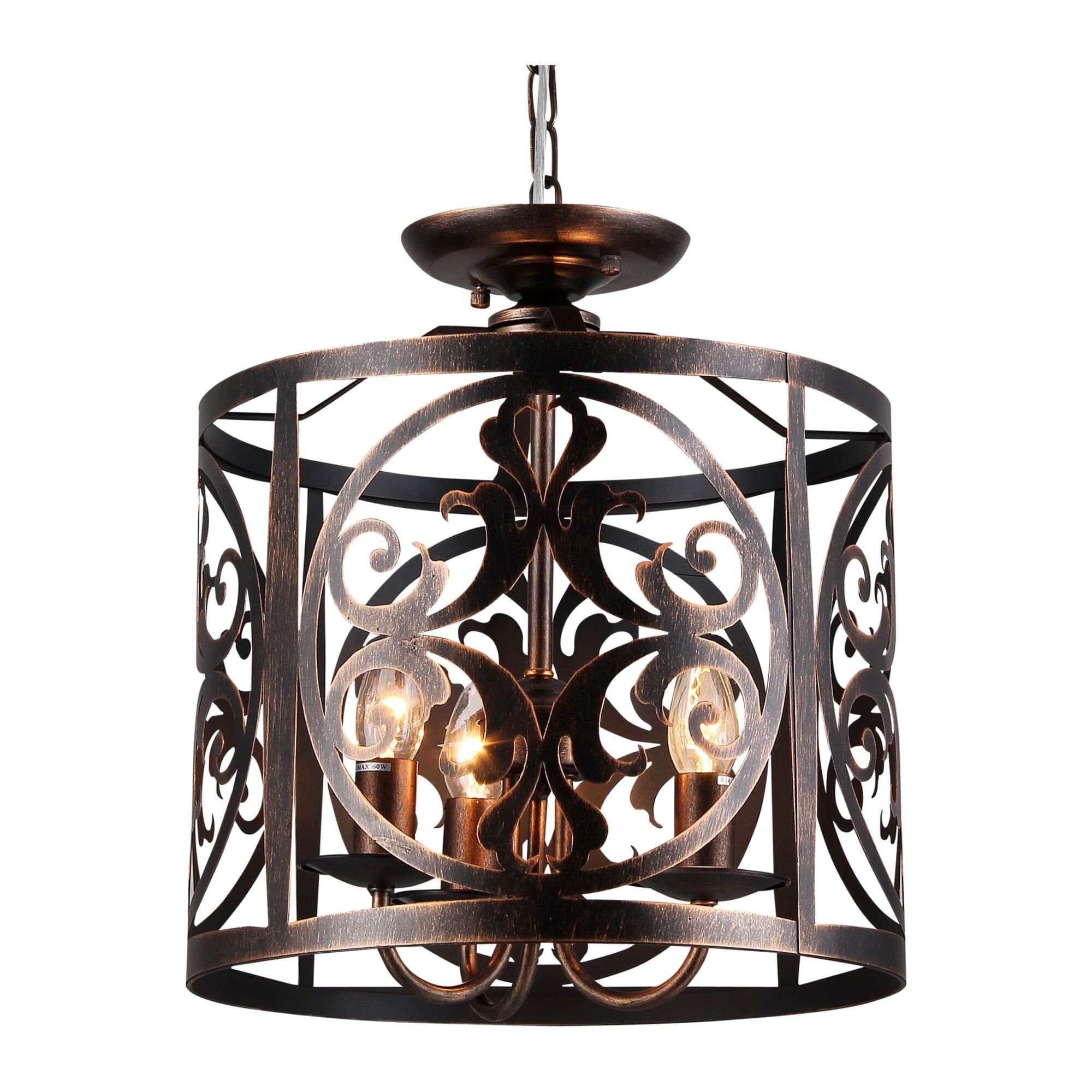Maytoni House Rustika Коричневый Подвес 3xE14 60W H899-03-R — миниатюра 4
