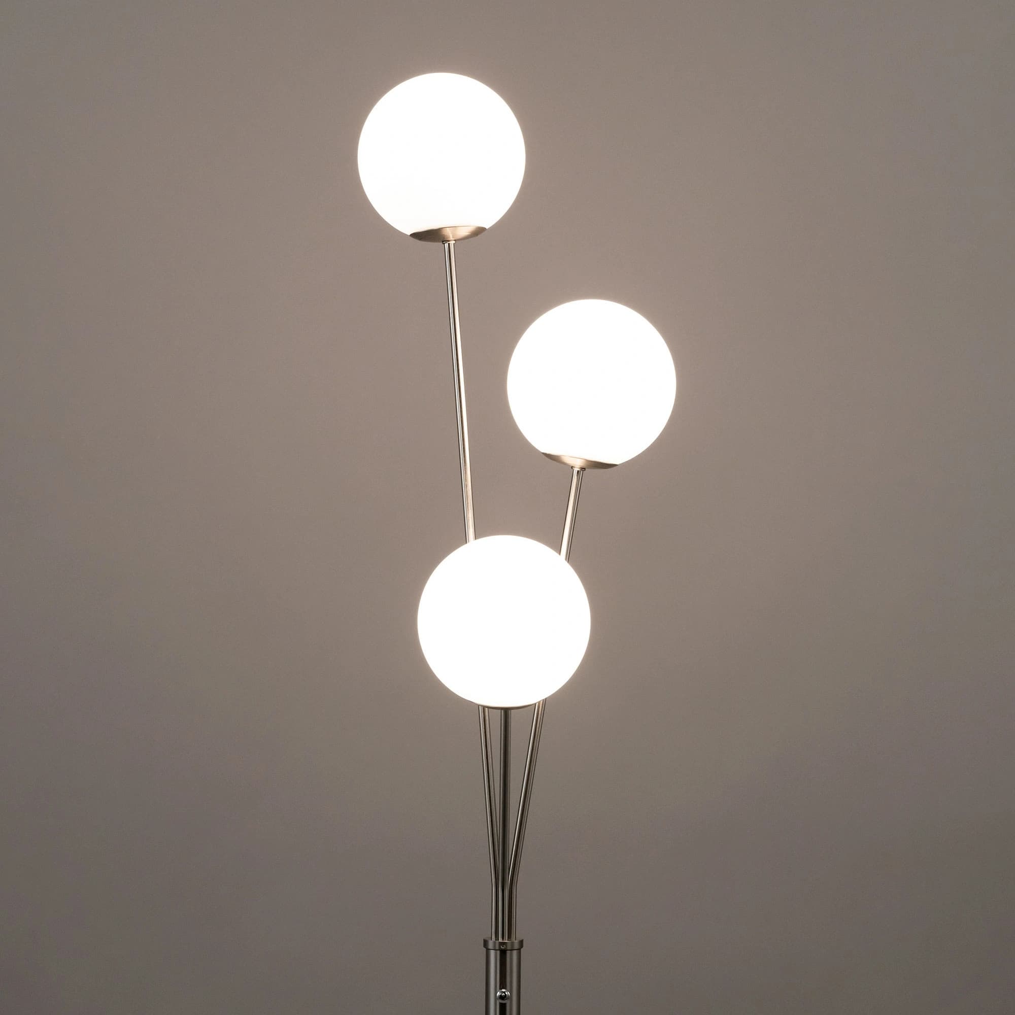 Citilux CL102934 Томми Хром Мат.+ Белый Торшер — миниатюра 9