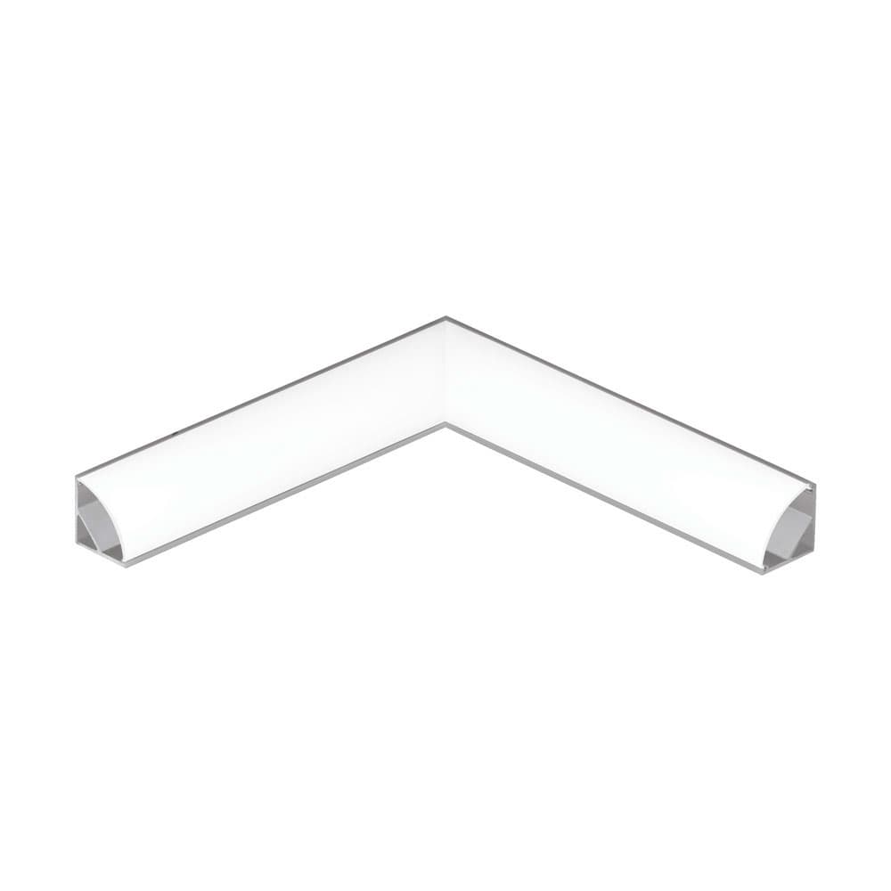 Eglo 98943 Профиль угловой 90° CORNER PROFIL 1, L110, алюминий/пластик, белый