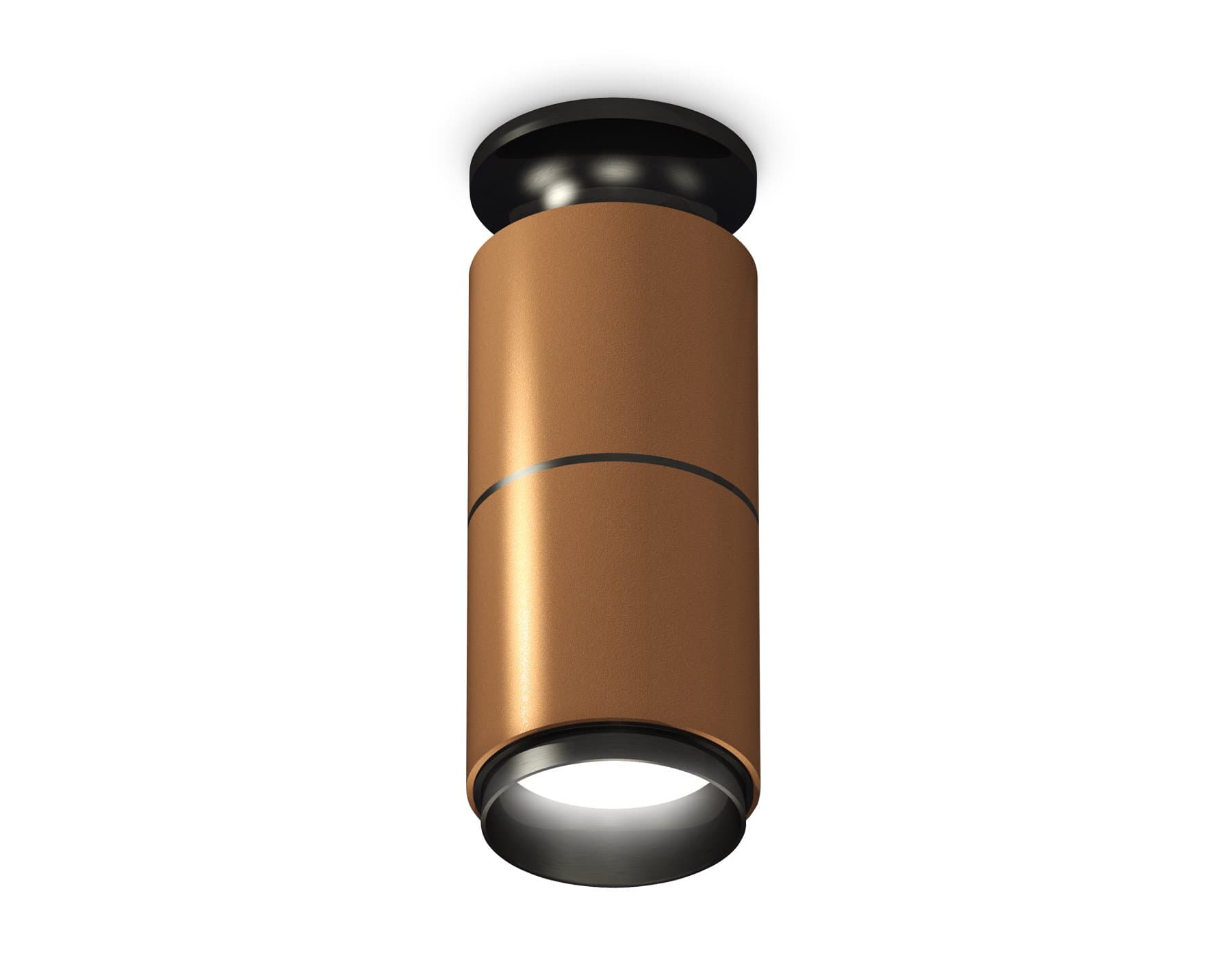 Ambrella Комплект накладного светильника XS6304170 SCF/PBK кофе песок/черный полированный MR16 GU5.3 (N6902, C6304, A2061, N6121) — миниатюра 1