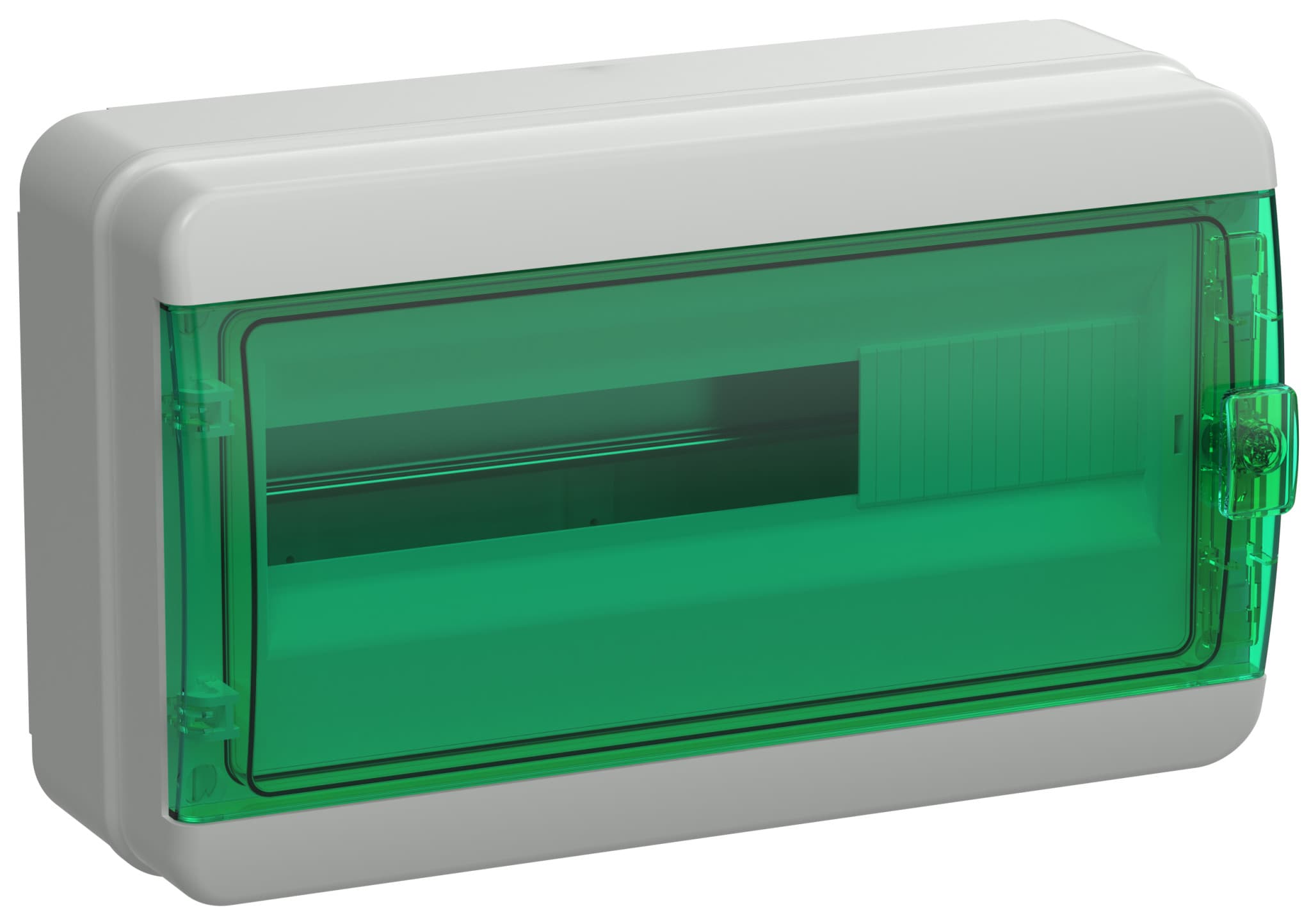 IEK TEKFOR Корпус пласт. КМПн-18 IP65 зелен. прозр. дверь
