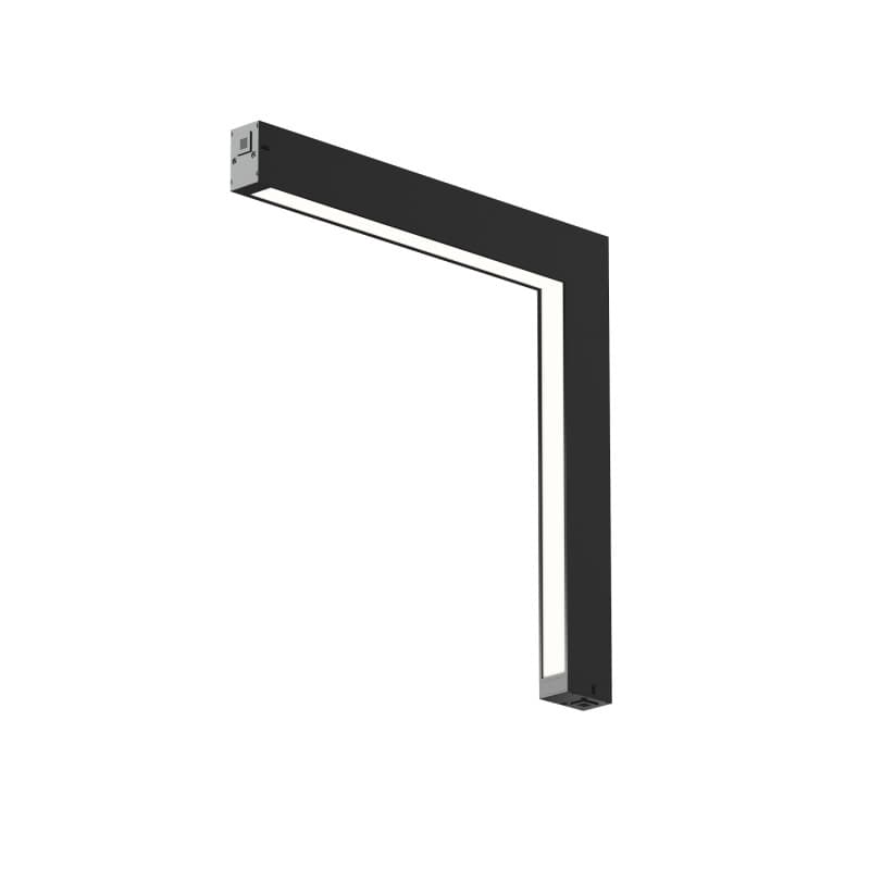 Denkirs DK8015-BK Угловой трековый светильник SMART LINEAR со светодиодом, L312*312, 220V, 18W, 3000-6000К, 120°, IP20, черный — миниатюра 13