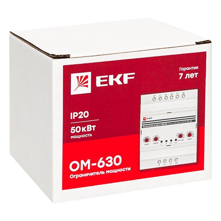 EKF PROxima Ограничитель мощности 3-фазный ОМ-630 — миниатюра 2