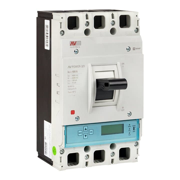 EKF Averes Автоматический выключатель AV POWER-3/3 400А 100kA ETU6.0 — миниатюра 1